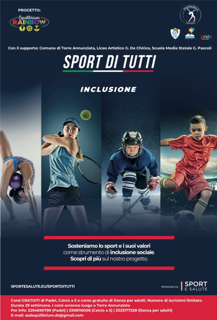 Danza, calcio e padel, lo sport contro ogni forma di discriminazione ...